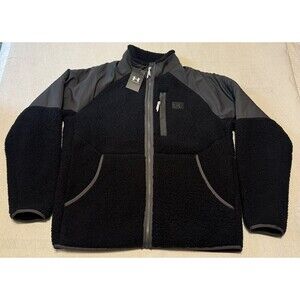 Under Armour Men's Legacy Sherpa Full-Zip Jacket Black Size L BNWT- MRSP $130